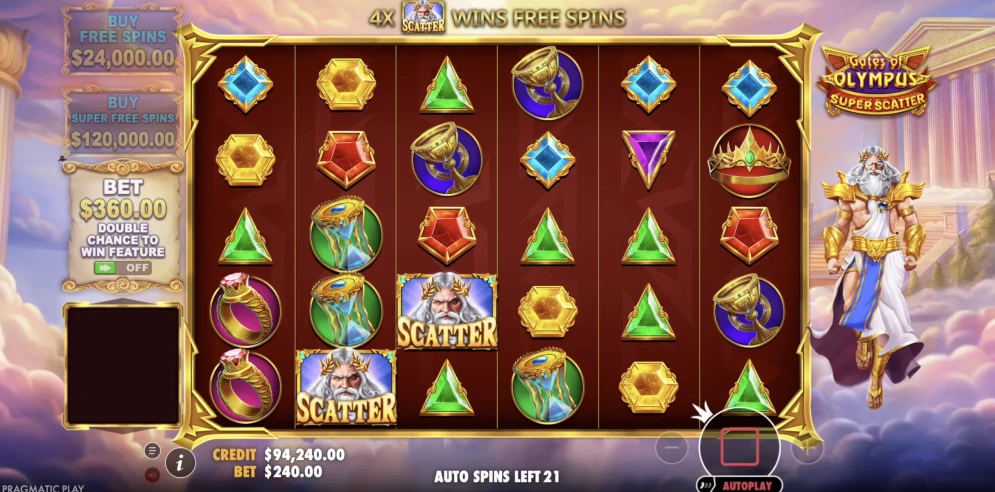 Gates of Olympus Super Scatter